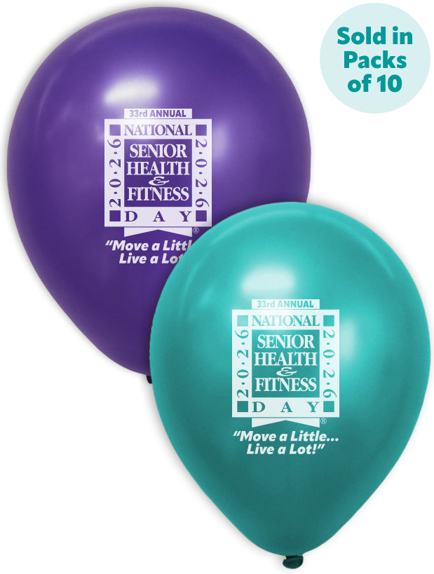 National Senior Health & Fitness Day® Balloons