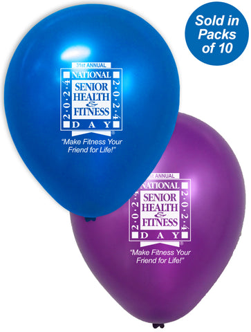 National Senior Health & Fitness Day® Balloons