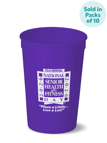 National Senior Health & Fitness Day® Stadium Cups