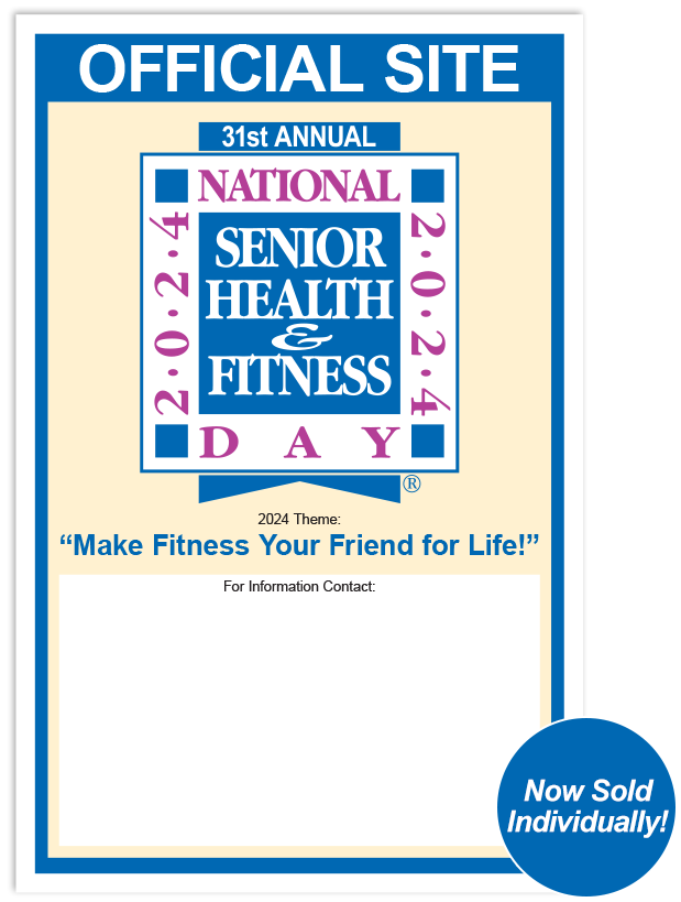 National Senior Health & Fitness Day® Poster