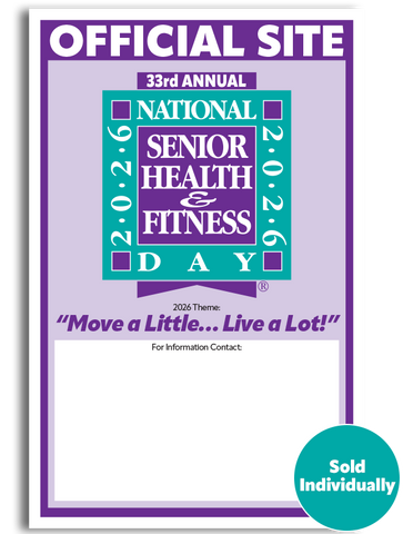 National Senior Health & Fitness Day® Poster